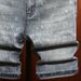 Men's Clothing High End Printed Denim Shorts Men's Slim Fit Shorts 5 Points Summer Thin Men's Breeches Mid Length Pants Trendy Fashion_viptrois.com