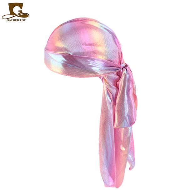 Mother & Kids High Quality Source Laser Silk Long Tail Pirate Hat Baotou Hat Hip Hop Cape Hat_viptrois.com