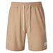 Men's Solid Color Corduroy Sweatpants Lace Up Casual Shorts Five Point Simple Design Summer Bottoms_viptrois.com