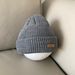 Kids'hats Baby ear protection hat Autumn and winter pure cotton baby girl leather label wool warm hat thick girl's hat_viptrois.com