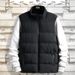 Autumn Men's Down Cotton Korean Style Trendy Loose Fit Winter Stylish Thickened Outerwear Vest Jacket_viptrois.com