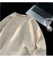 Suede Round Neck Sweatshirt Men's Long Sleeved Jacket Winter Thick Top_viptrois.com