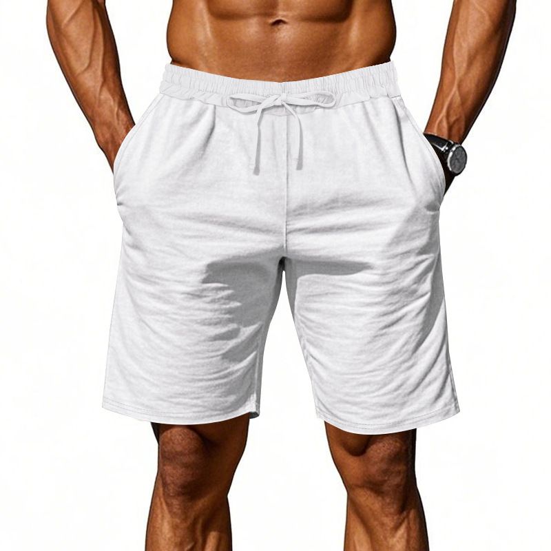 Men's Clothing Men's Summer Thin Casual Loose Shorts Linen Outer Wear For Beach Style For Formal & Casual For Men_viptrois.com