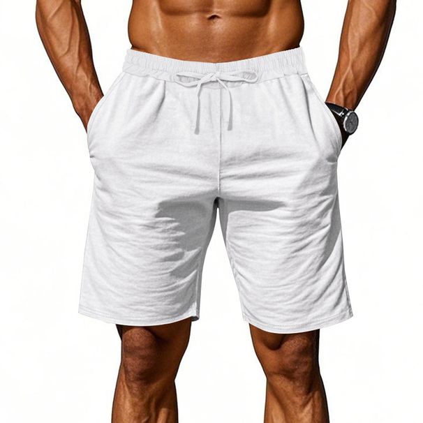 Men's Clothing Men's Summer Thin Casual Loose Shorts Linen Outer Wear For Beach Style For Formal & Casual For Men_viptrois.com