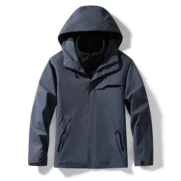 3-in-1 Lightweight Windbreaker Jacket – Corduroy & Rabbit Fur Blend, Hooded Unisex Outdoor Coat (12 Colors, S-5XL, Korean Loose Fit)_viptrois.com
