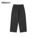 Men's Clothing New Fashion Brand One piece Fleece Wide leg Sweatpants Men and Women Warm Fleece Drawstring Sports Pants_viptrois.com