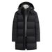 Men's Unisex 90% White Duck Down Solid Color Thickened Hooded Ski Jacket Warm Coat Extreme Cold-Proof_viptrois.com