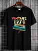 Vintage 1974 Music Cassette 49th Birthday S 49 Years Old T Shirt SweaT 18320 Slightly Breathable Casual Unisex Stretched Designer Clothes Soft_viptrois.com