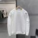 Japanese Retro Waffle Sweatshirt Korean Fashion Versatile Casual Loose Base Shirt Round Neck Pullover Top For Men_viptrois.com