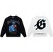 Godspeed Skull Rose Cotton Unisex High Street Hip Hop Crew Neck Sweatshirt Long Sleeve Trendy_viptrois.com