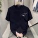 Men's Clothing Short Sleeved Ins Pure Cotton Summer New Men's Printed T Shirt Trendy Men And Women All Match Round Neck T Shirt Men_viptrois.com