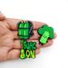 Cartoon Does Not Infringe VSCO Green Series Shoes Flower Shoe Buckle Soft Glue Personality DIY Cute Accessories_viptrois.com