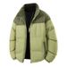 Padded Clothes Men's And Women's Corduroy Padded Clothes Thickened Padded Jackets Loose Stand-up Collar Couple Jackets_viptrois.com