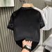 Fashion Light Luxury Men's T-Shirt Short Sleeve Star Print Diamond High End Half Sleeved Top_viptrois.com