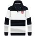 Men's Clothing High End Paul Contrast Color Knitted Long Sleeve Autumn New Casual Warm Loose Lapel Polo Shirt Men_viptrois.com