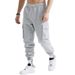 Men's Clothing Autumn And Winter Heavy Loose High Street Casual Sports Men's Multi Pocket Workwear Trousers_viptrois.com