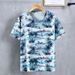 Men's Clothing Plus Size Short Sleeved T Shirt Men's Summer Thin New Fat Man Trendy Printing Loose T Shirt Men's Half Sleeve_viptrois.com