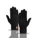 Pulse Winter Warm Touchscreen Fleece Lined Thick Knitted Cycling Cold-Proof Men's Five-Finger Wool Gloves Cross-Border_viptrois.com