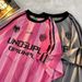 Men's Clothing Men's And Women's Short Sleeved T Shirts Striped Mesh Jersey Loose Quick Drying Tops_viptrois.com
