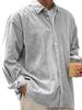 K New Arrival Men's Long Sleeve Loose Thick Casual Shirts Jackets_viptrois.com