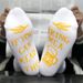 Foot letter-point glue BEER neutral mid-tube English socks_viptrois.com