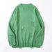 Pure Cross-Border Distressed Couple Sweater Men Autumn Winter American Loose Round Neck Pullover Knitwear Lazy Style Top_viptrois.com