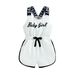 Children's Clothing Ins Girls Letter Print Pull Up Jumpsuit Suspenders Bow Jumpsuit Spot_viptrois.com