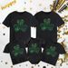 Pure Cotton Parent Child Wear Short Sleeved Solid Color Blank Family Wear_viptrois.com