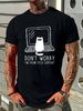 Cat Don't Worry I'm From Tech Support Geek Gamer T Shirt Top Tee Unisex 3909 Stretched Graphic Breathable Top For Everyday Wear Slightly Versatile_viptrois.com
