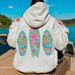 Men's American Retro Floral Letter 3D Print Sweatshirt Simple Pullover Gray Top Trend 2024 New_viptrois.com