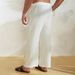 Men's Clothing New Comfortable Casual Loose Wide Leg Pants Beach Style Printed Solid Color Trousers For Men_viptrois.com