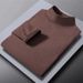 Men's Clothing Double Sided Velvet Brushed Half High Collar Long Sleeved Men's Warm Inner Wear Autumn Clothes Bottoming_viptrois.com