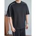 Men's Clothing Casual Suit Short Sleeved Trousers Mopping Pants Loose And Handsome Sports Complete Set_viptrois.com