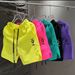 Summer Men's Candy Colored Quick Drying Fashion Shorts Loose Fitting Trendy Breathable Beach Five Point Pants_viptrois.com