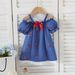 2025 Summer New Girls Dress Baby Girl Suspender Bowknot Cute Dress Princess Dress_viptrois.com