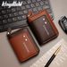 Wallet Card Cases Zipper Card Holder Coin Purse Men's Card Holder Retro Organ Bag Id Bag Retro Business Wallet_viptrois.com