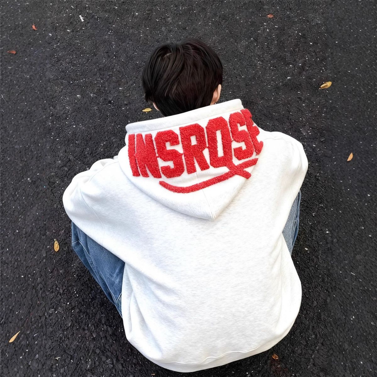 High Street Towel Embroidered Fleece Hooded Sweater Men's Autumn And Winter Couples Loose Cotton Hoodie Jacket Women's Tide_viptrois.com