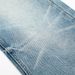 Gradient Washed Denim Men's High Street Trendy Distressed Loose Wide-Leg Lightning Scratch Straight-Leg Pants_viptrois.com