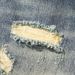 Hong Kong Version High-end Cotton Texture Vintage Washed Ripped Denim For Men, Summer Thin Straight-leg Knee-length_viptrois.com