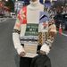 Pure National Trend For Men New Year Christmas Winter Fleece Lined Thick Loose Bear Couple Coat Knitted Sweater_viptrois.com