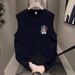 Men's Clothing Sports Vest Men's Summer Loose Outer Wear Sleeveless T Shirt Casual Wide Shoulder Waistcoat Top_viptrois.com