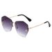 Polygonal Bee Sunglasses For Women - Trendy Frameless Metal Sunglasses (Internet Celebrity Style)_viptrois.com
