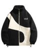 New Autumn Winter Lamb Wool For Boys, Trendy Handsome, With Thick And Warm, Loose Standing Collar Cotton Jacket 78A_viptrois.com