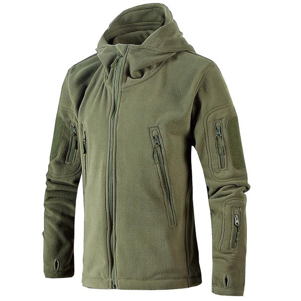 Pulse Pulse European American Outdoor Tactical Women Men, Thickened Warm Fleece For Spring And Autumn, Large Size Inner Jacket_viptrois.com