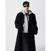 Heavy Woolen Coat Men's Spring, Autumn And Winter Korean Version Medium And Long Shoulder Padded Jacket Vibe College Style Versatile Trench Coat Tide_viptrois.com