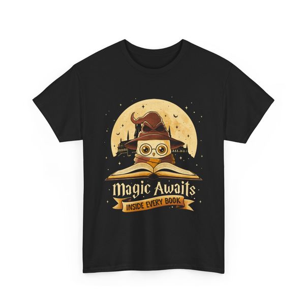 The Magic Inside T-Shirt Mens Womens Tees Top | Magic Awaits Inside Every Book Shirt_viptrois.com