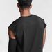 Men's Solid Color Light Plate Round Neck Wide Shoulder Vest Vest Training Casual Sports Sleeveless T-shirt_viptrois.com