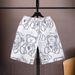 Men's Ice Silk Shorts Summer Thin Style Trendy Cartoon Print Casual Loose Fit Quick Drying Sports Five Point Pants_viptrois.com