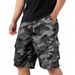 Men's Multi-Pocket Cargo Shorts With Straight Leg, Loose Fit For Casual & Outdoor Activities | Summer Short Pants In Camo, Khaki, Navy, Black & More_viptrois.com