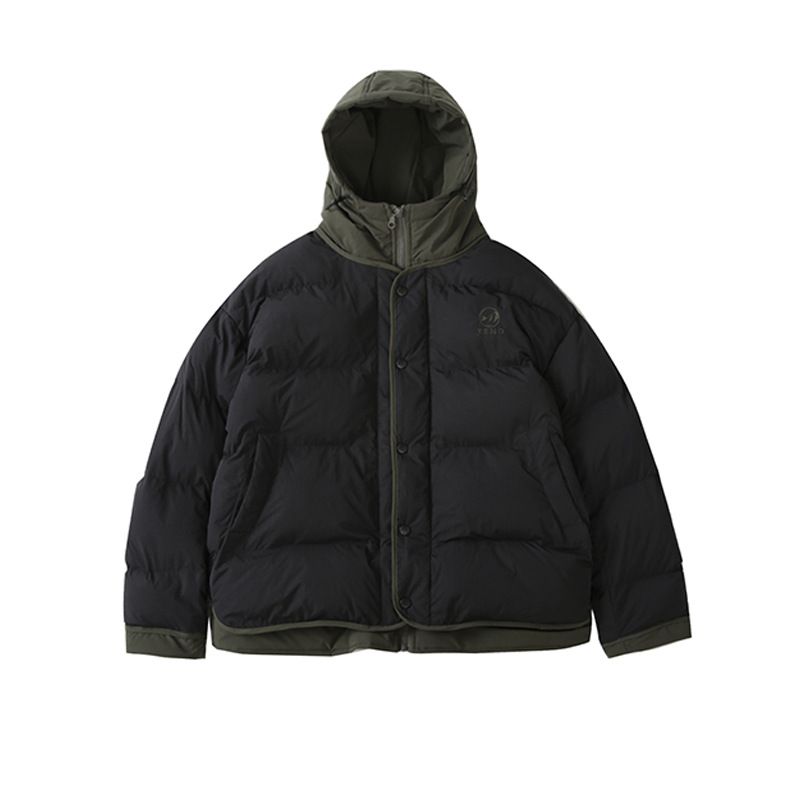 Men's Winter Streetwear Hooded Puffer Jacket - Japanese Style Loose Fit Cotton Coat For Youth Fashion_viptrois.com